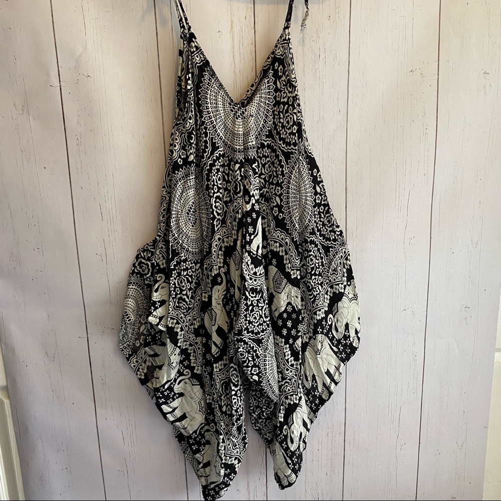 Sleeveless Boho One Piece Romper